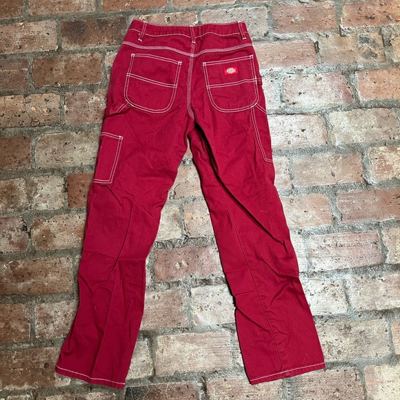 Red Dickies Painter Pants - Size 26 - Picture 1 of 6